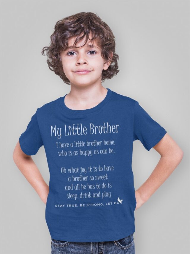 My Little Brother Children's T-Shirt - Image 3