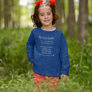 My Little Brother Toddler Sweatshirt