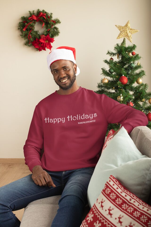 "Happy Holidays" Sweatshirt - Image 2